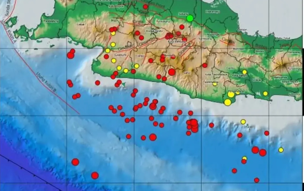 Jawa Barat Diguncang 97 Gempa Januari 2026, BMKG Ungkap Sebaran dan Dampaknya