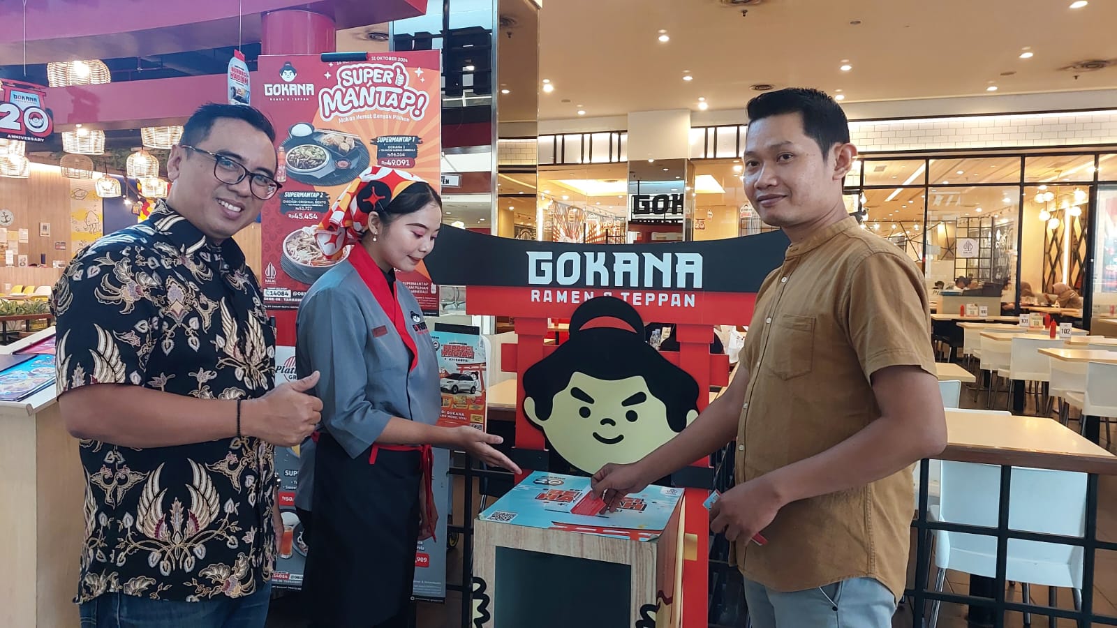 Rayakan HUT ke-20, Gokana Ramen and Teppan Tebar Ratusan Hadiah Senilai Total Rp1 Miliar