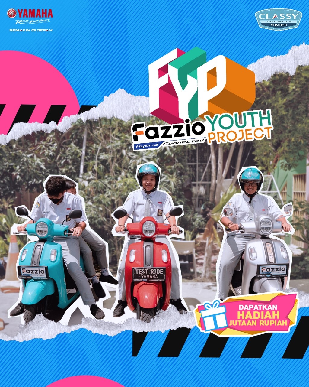Yamaha Rangkul Generasi Muda melalui Fazzio Youth Project, Ini Tanggapan Para Pelajar  