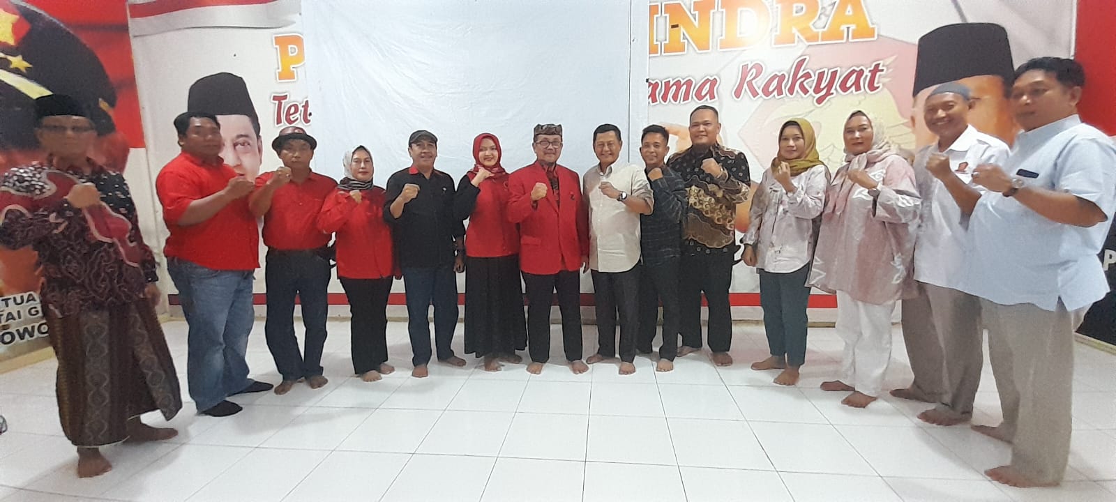 Acak Peta Koalisi KIM, Imron Sambangi DPC Partai Gerindra Kabupaten Cirebon