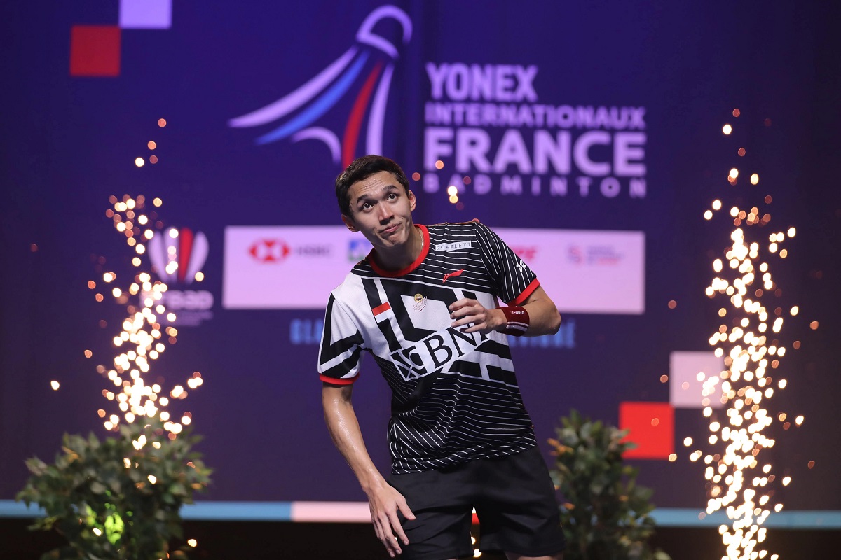 Jonatan Christie juara French Open 2023 Usai Menaklukan Wakil China