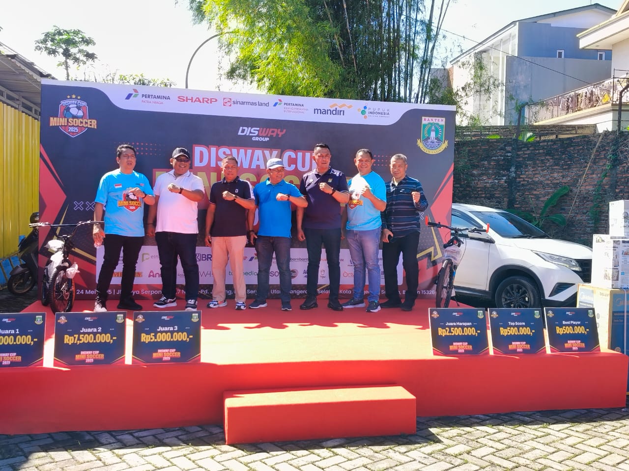 Seru! Disway National Network Gelar Tournament Tahunan dalam Event Mini Soccer Pertama