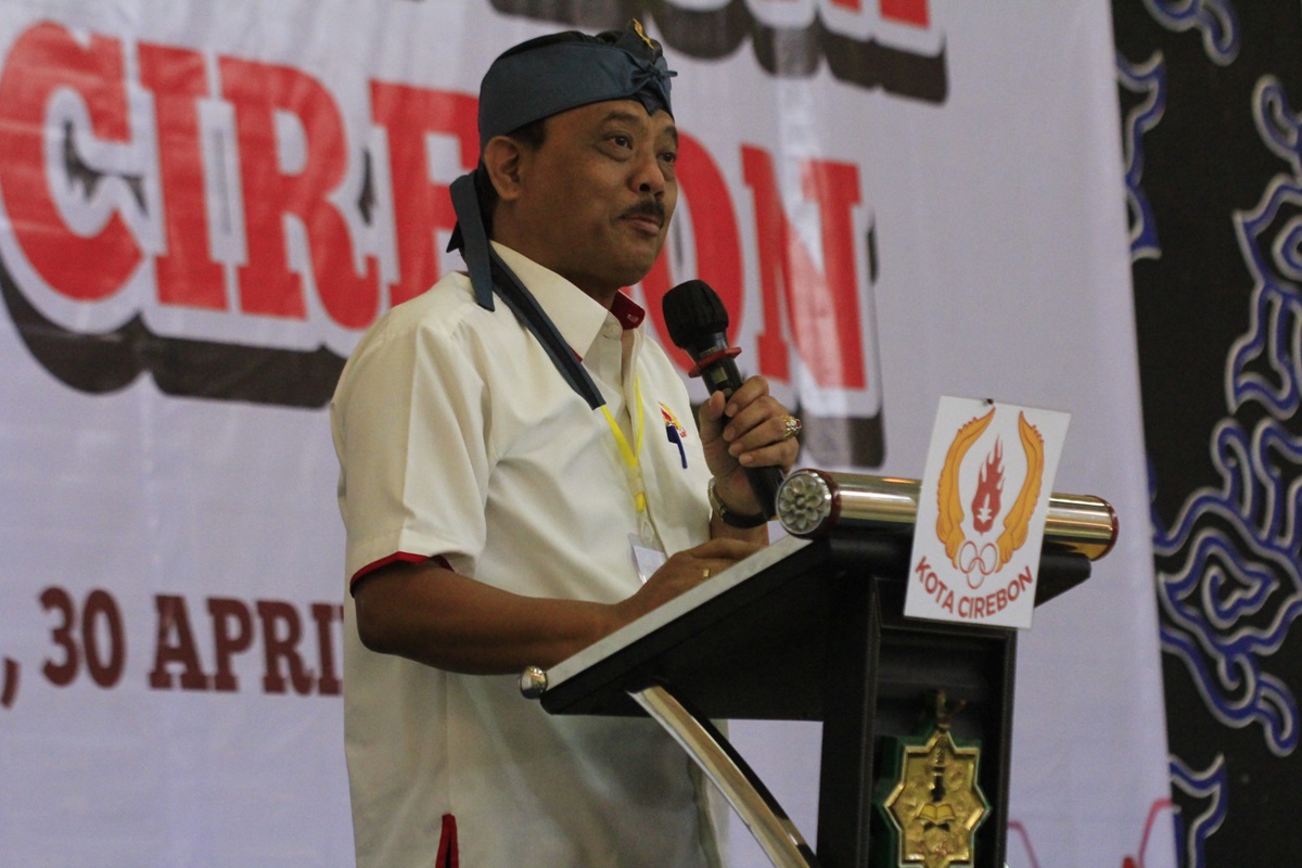 Musorkot KONI Kota Cirebon Dibuka, Brigjen Arief: Boleh Berantem Nanti Akur Lagi! 