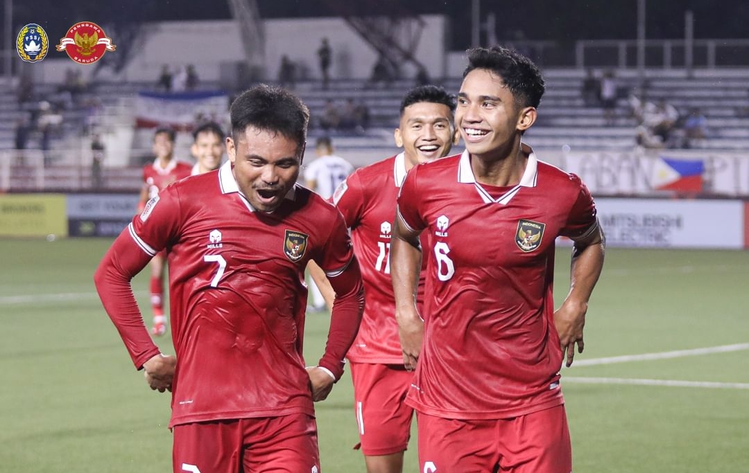Filipina vs Indonesia: Babak Pertama Tim Garuda Unggul 2-0 