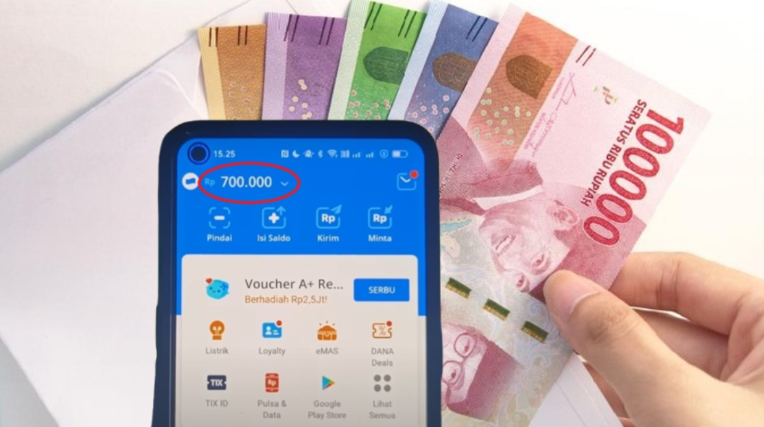 Selamat! Pengguna DANA Beruntung Dapat Uang 650 Ribu dari Klik Link Saldo DANA Gratis Terbaru Siang Ini