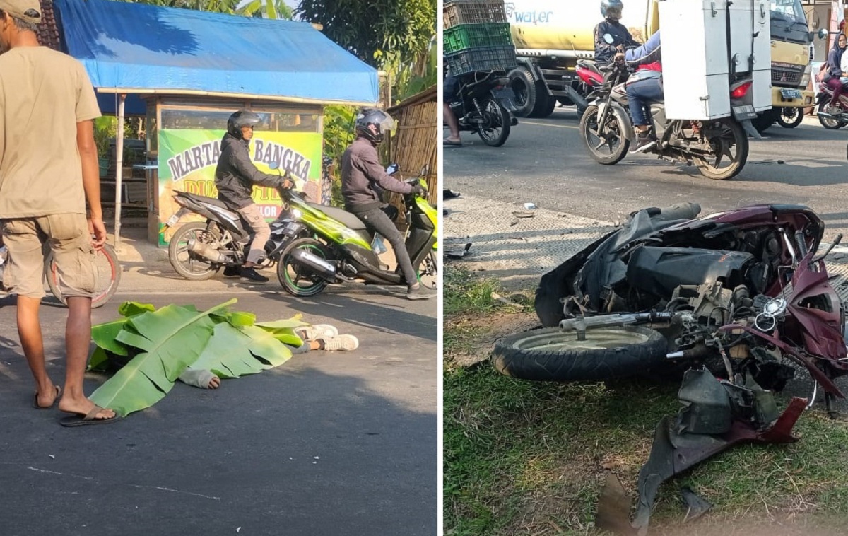 2 Kecelakaan Maut di Beber, Sepeda Motor vs Bus: 2 Korban Jiwa  