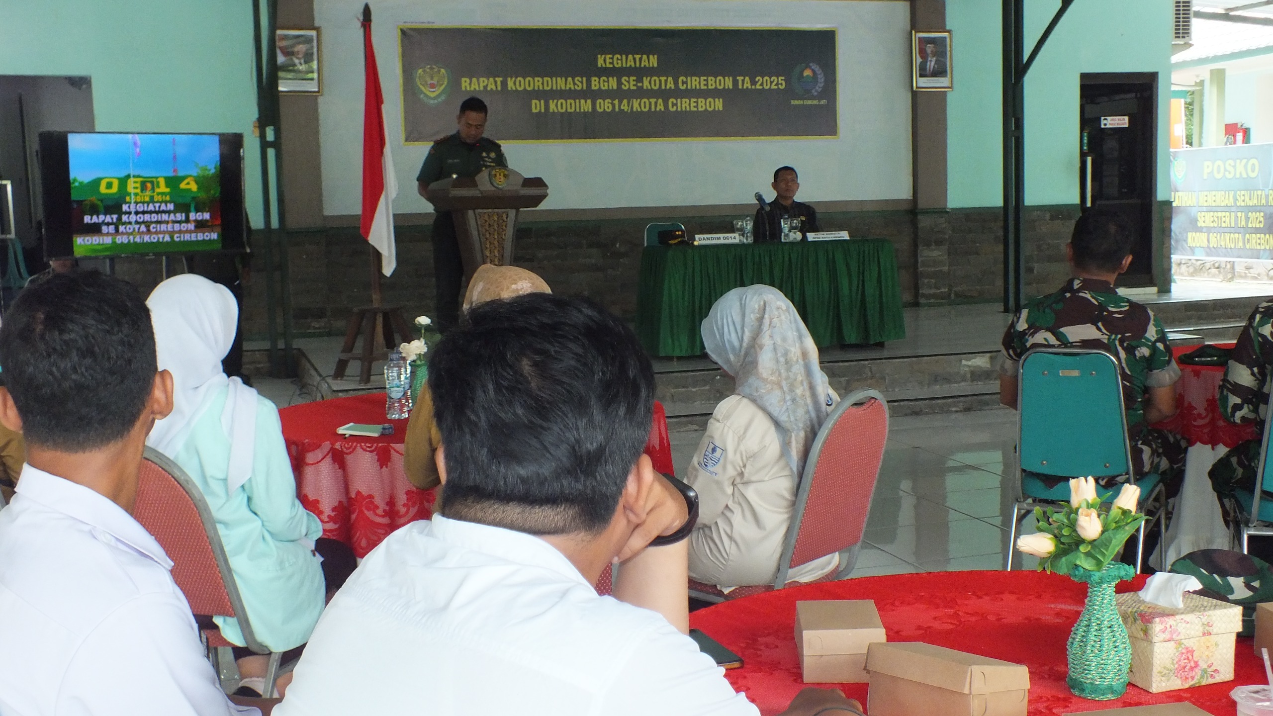 Kodim 0614/Kota Cirebon Gelar Rapat Koordinasi BGN Se-Kota Cirebon