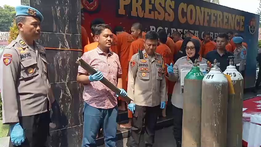 Pelaku Pencurian Besi Ditangkap, Cirebon Power Apresiasi Kinerja Polresta Cirebon