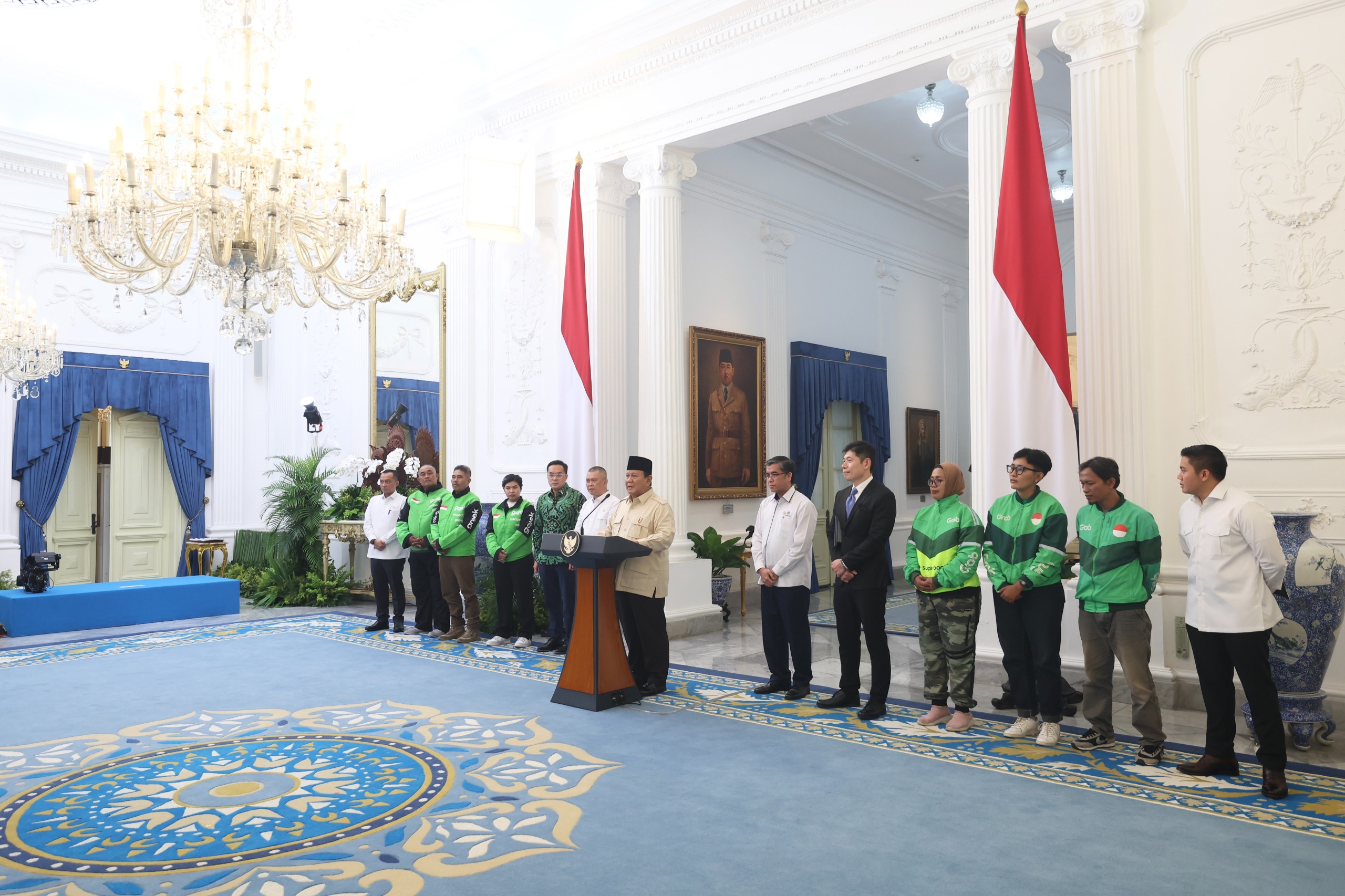 Alhamdulillah, Presiden Prabowo Subianto Umumkan Kebijakan BHR Untuk Ojol 