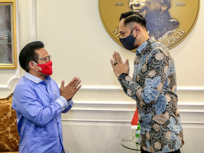 Cak Imin Bertemu SBY, dan AHY, Herzaky Demokrat: Halal Bihalal dan Bahas Isu Kebangsaan