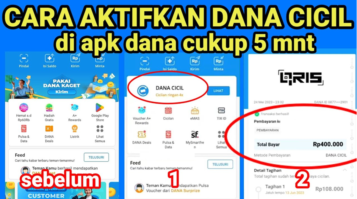 Pinjam Uang Instan Tanpa Agunan di DANA Cicil Hingga Rp20 Juta? Ini Cara Daftar DANA Cicil dengan Mudah
