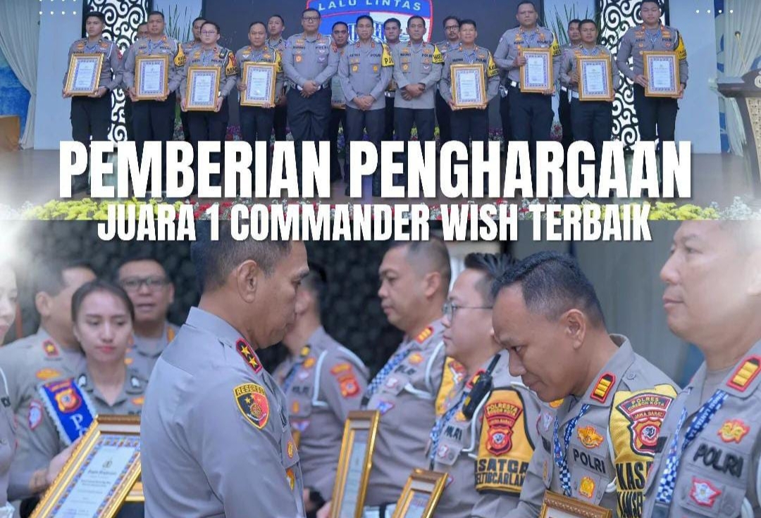 Satlantas Polres Ciko Dapat Penghargaan Commander Wish dari Polda Jabar