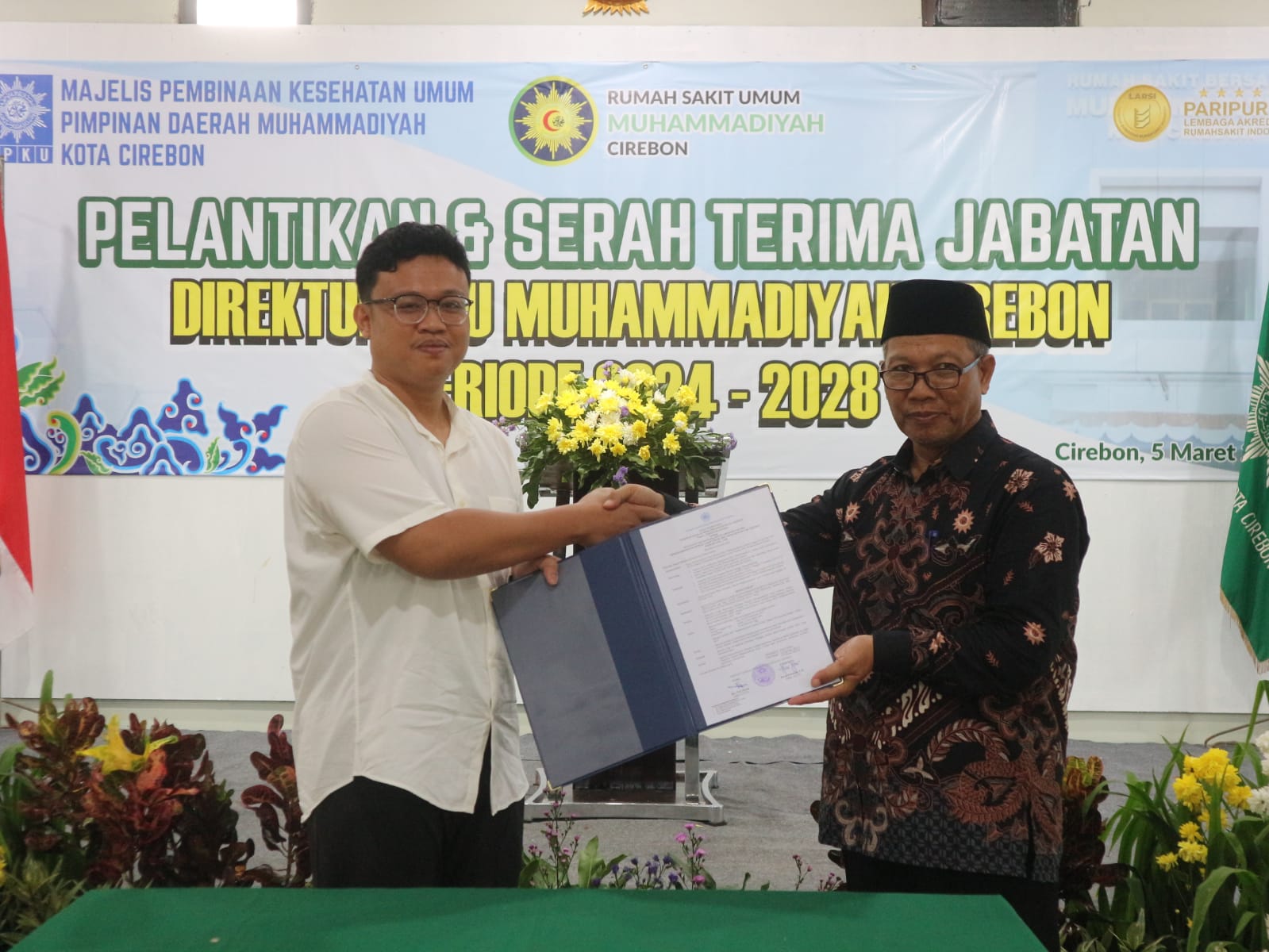 Lantik Direktur Baru, RSU Muhammadiyah Cirebon Akan terus Lakukan Transformasi