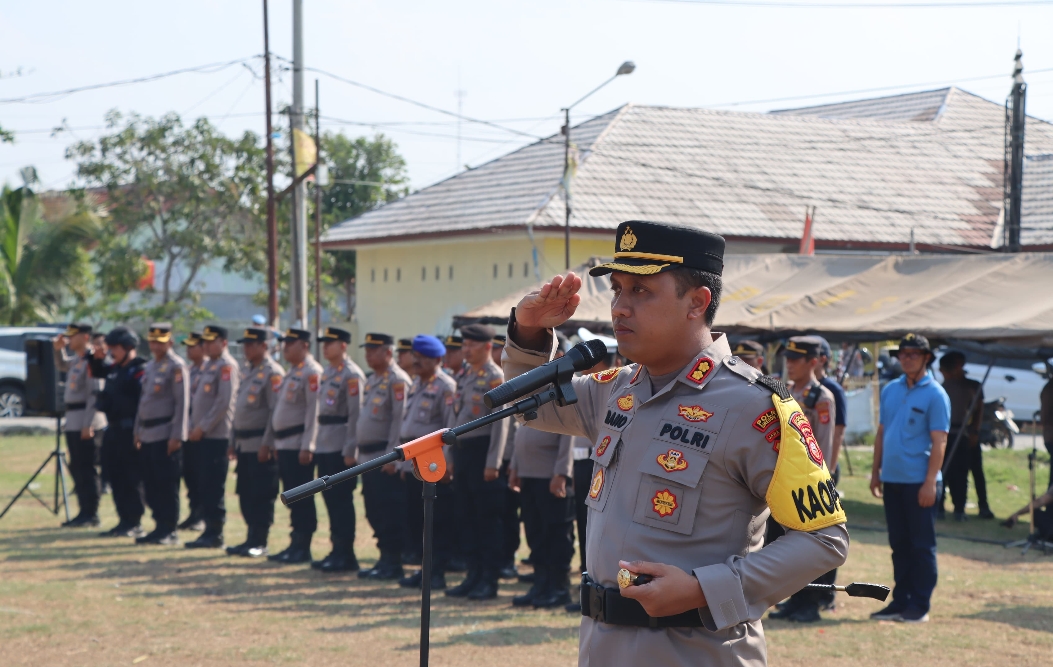 Amankan Pilwu Serentak Kabupaten Cirebon 2023, Kapolres Ciko Beri Pesan Ini ke Anggotanya