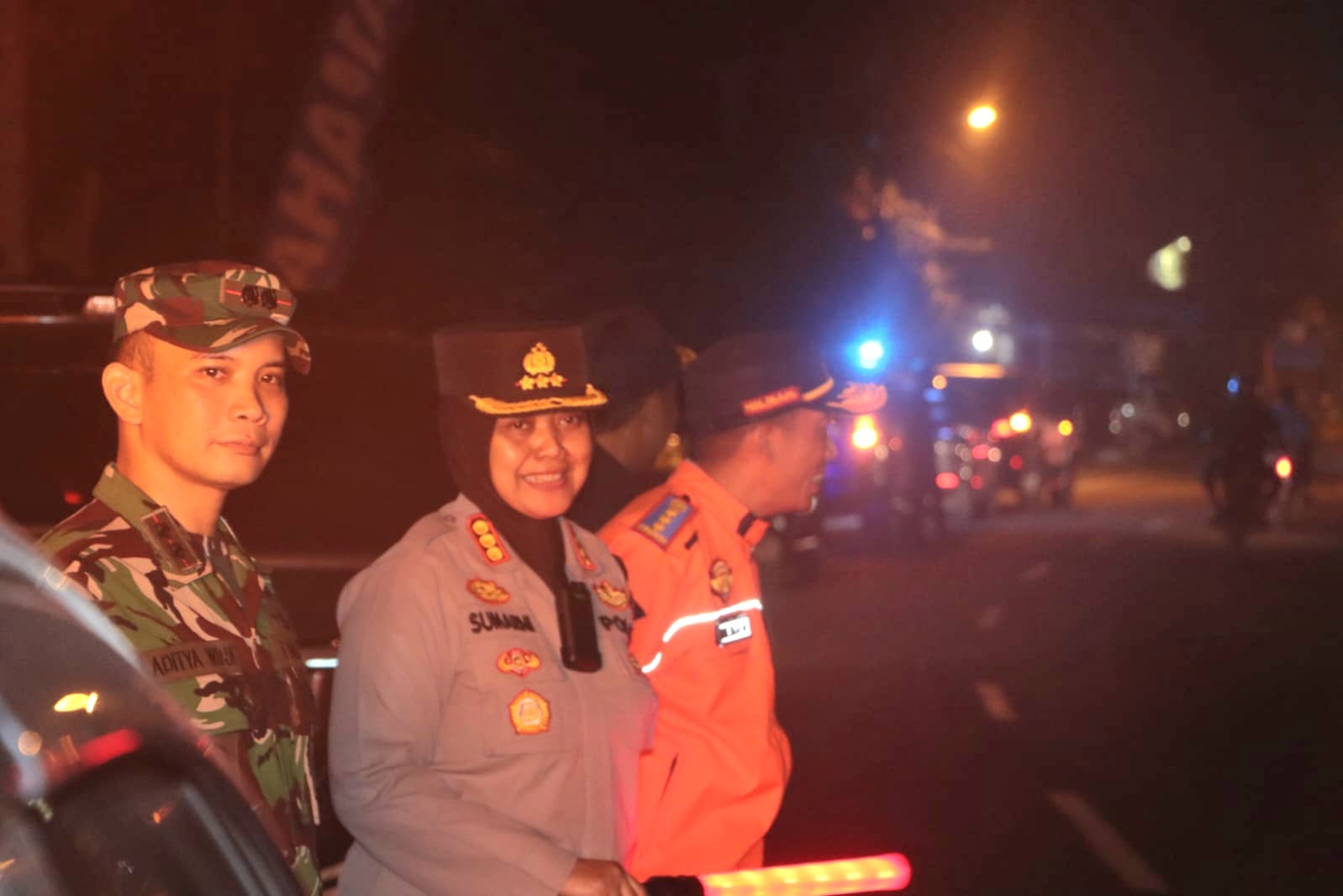 Kapolresta Cirebon Pimpin Patroli Pengamanan Malam Takbiran