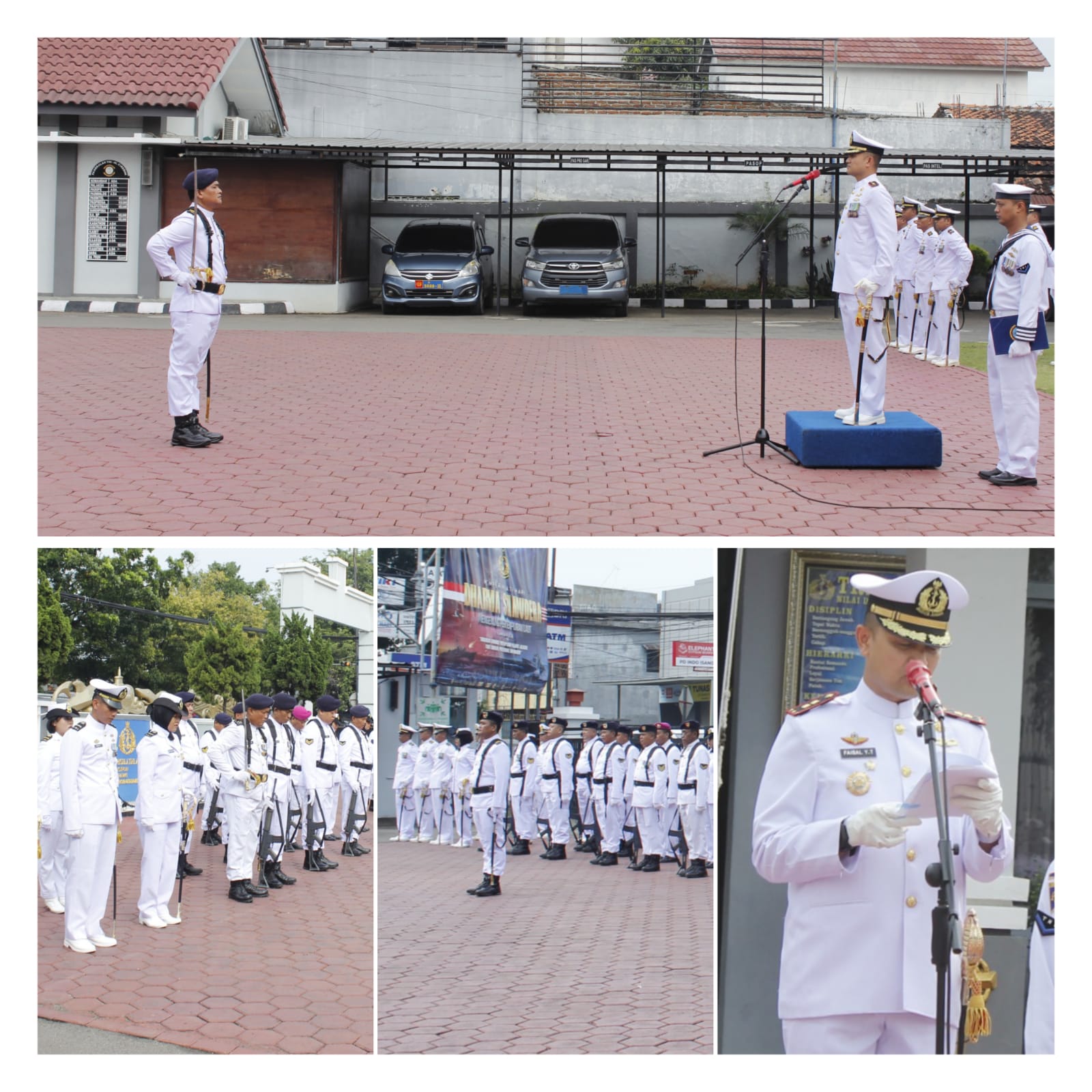 Khidmat! Lanal Cirebon Peringati Hari Dharma Samudera, Semangat Prajurit Jalasena Membara