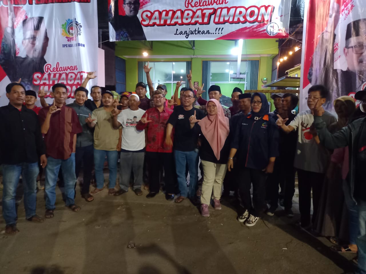 Relawan Sahabat Imron Resmikan Posko Pemenangan di Cirebon Timur