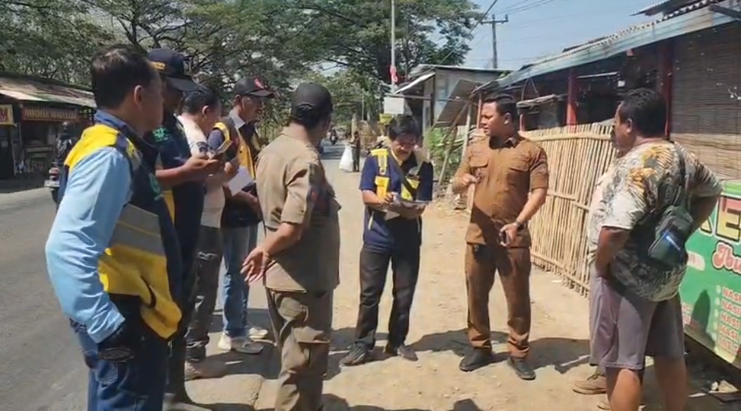 Berdiri di Lahan Aset Pemda, Bangunan Liar di Kanci Cirebon Masuk Tahap Penertiban