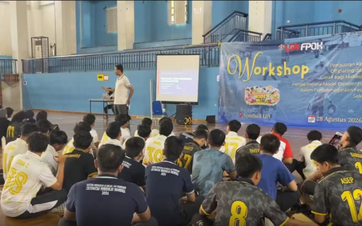Festival Gerak 2026 Hadirkan The Joy of Movement, Mahasiswa PGSD Penjas UPI Dibekali Pelatihan Khusus