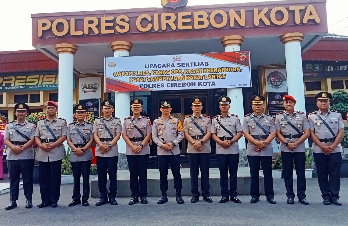 Wakapolres Cirebon Kota Pindah ke Karawang, Ini Dia 5 Pejabatan Utama Polres Cirebon Kota yang Terkena Mutasi