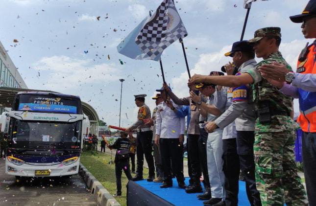 Program Mudik Gratis Efektif Kurangi Kemacetan, 8 Bus Kembali ke Jakarta dari Terminal Harjamukti