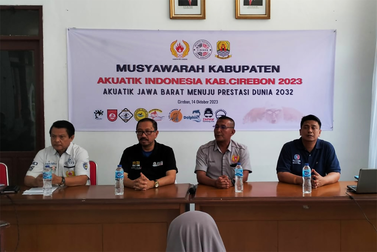 Yudi Kurniawan Terpilih Jadi Ketua Umum Akuatik Indonesia Kabupaten Cirebon 