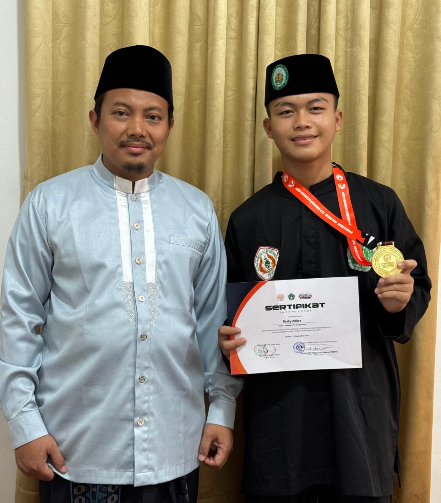 Santri Ponpes Abu Manshur 1 Raih Juara Satu Pencak Silat Pagar Nusa Championship