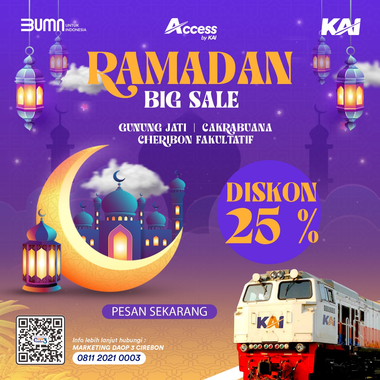 Ada Promo Mudik Awal, Beli Tiket Kereta Api Diskon 25 Persen, Begini Cara Dapatkannya! 