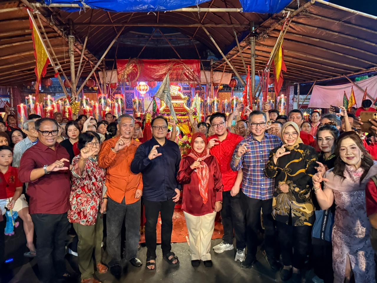 Ketua DPRD Hadiri Malam Kesenian Cap Go Meh 