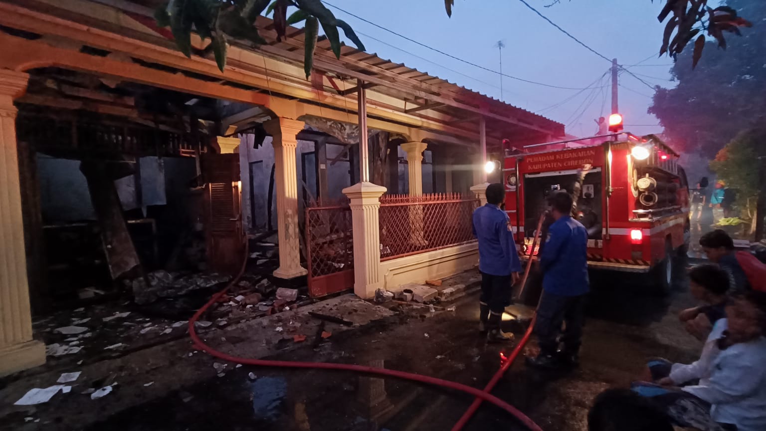 5 Rumah Warga Mertapada Kulon Kebakaran, Diduga Berawal dari Bakar-bakaran Sampah