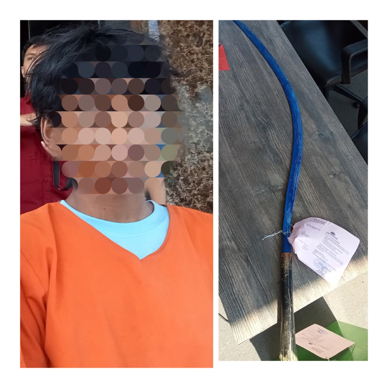 Berboncengan Sambil Bawa Celurit, Remaja Asal Batembat Diamankan Warga, Lalu jadi Tersangka