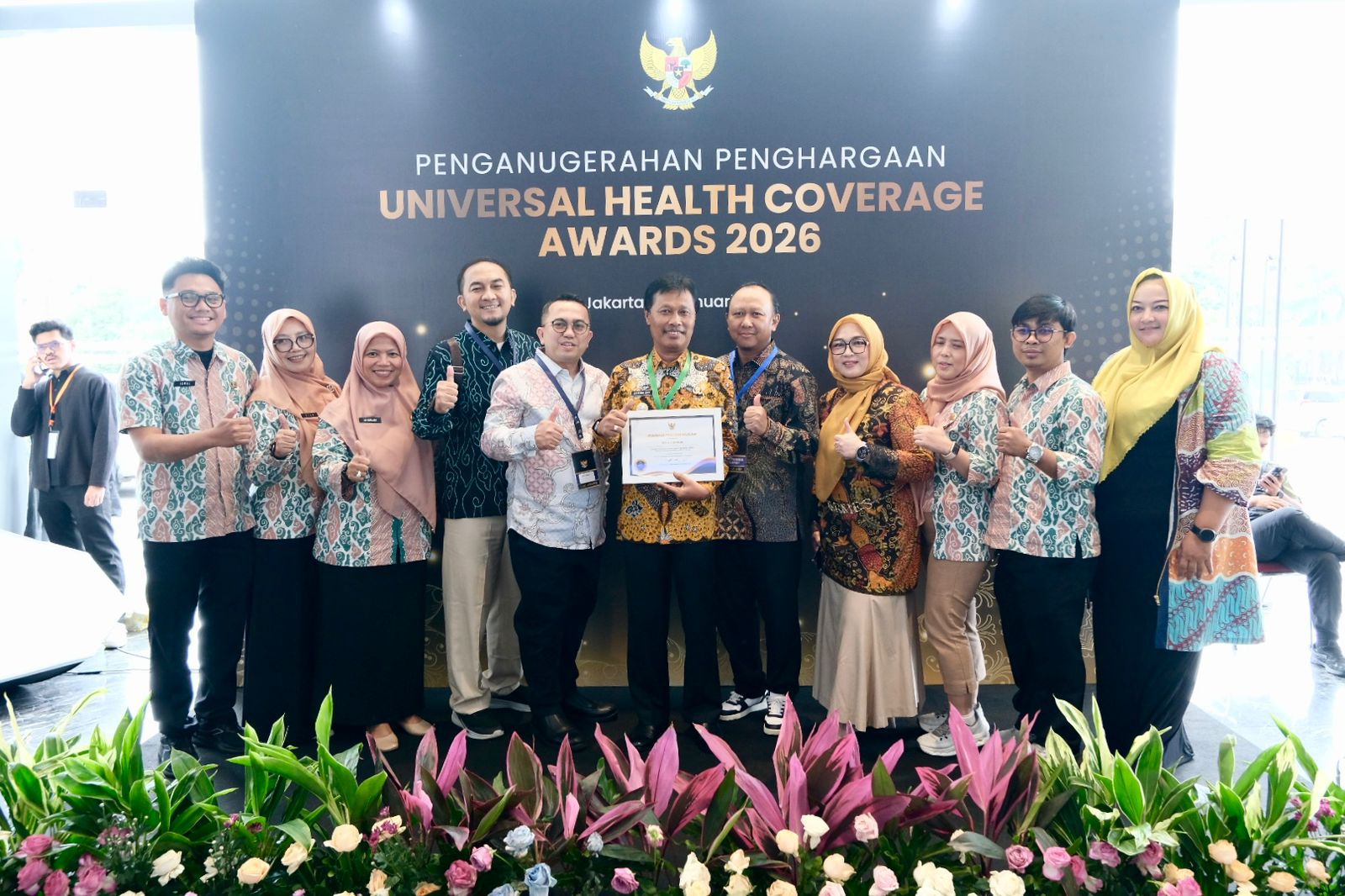 Cakupan JKN Tembus 99 Persen, Kota Cirebon Raih UHC Awards 2026 Tingkat Nasional