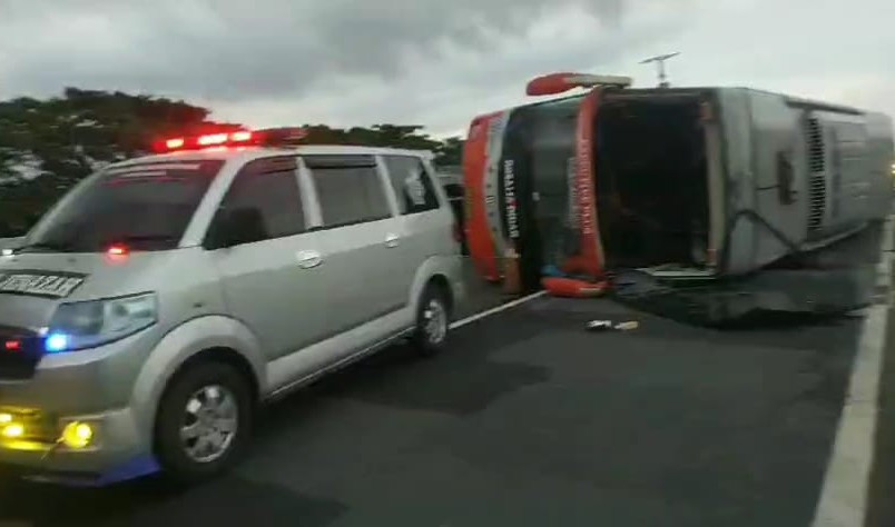 Lalu Lintas Pasca Kecelakaan Bus Tol Kanci-Pejagan, Sempat Terkendala saat Evakuasi