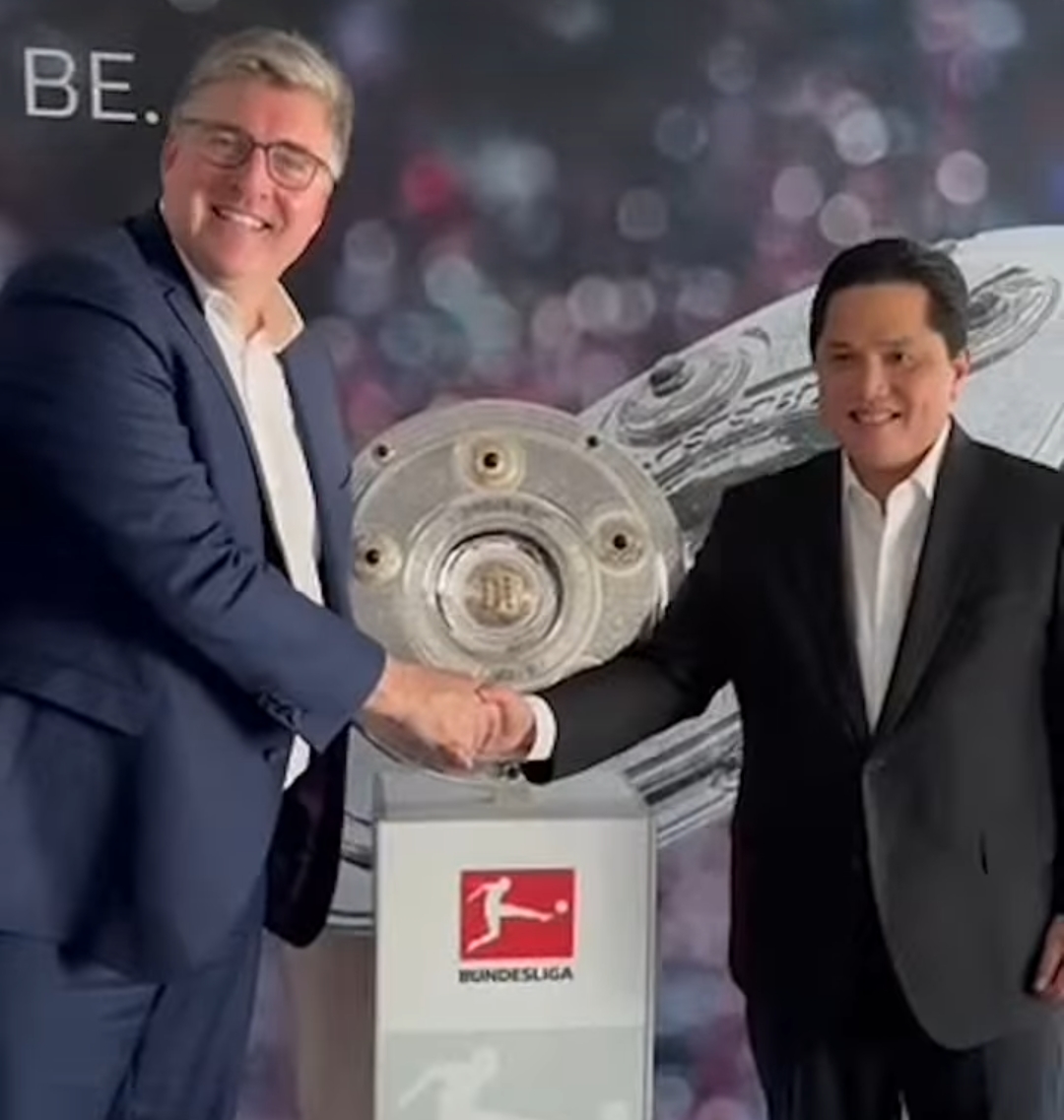 Ketua Umum PSSI Erick Thohir Teken Kontrak dengan Bundesliga, Nih Fokus Utama Kerja Samanya 