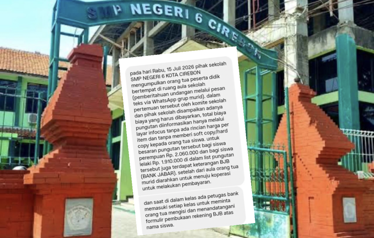 Pelajar SMPN 6 Kota Cirebon Dibukakan Rekening BJB, Petugas Sampai Masuk Kelas, Kepsek: Literasi Keuangan