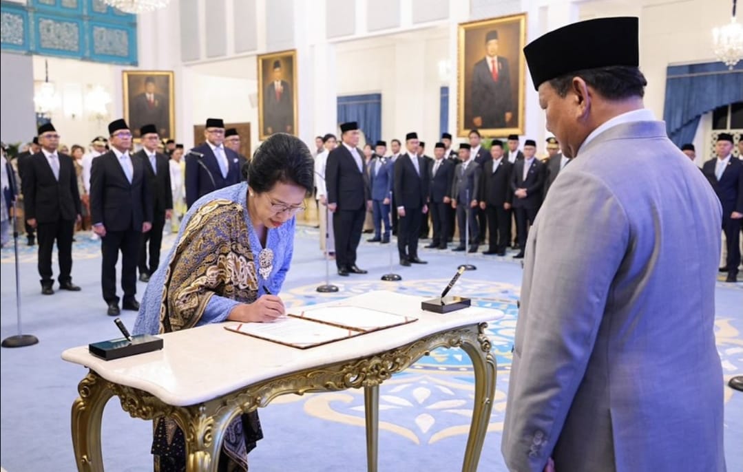 Presiden Prabowo Lantik 25 Pejabat Pemerintah di Istana Negara, Berikut Daftarnya 