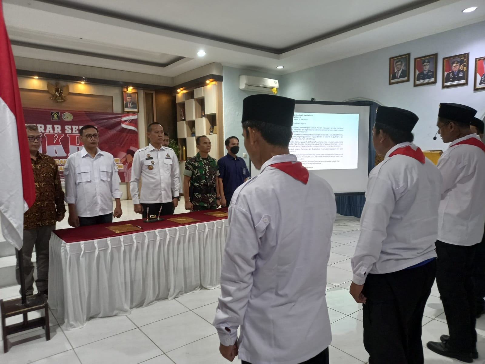 3 Napiter Bernama Abu, Ikrar Setia Kepada NKRI di Lapas Kelas 1 Cirebon