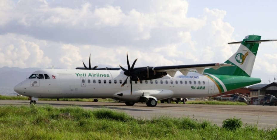 Pesawat Jatuh di Nepal, Jenis ATR 72 dari Yeti Airlines, Bawa 72 Orang