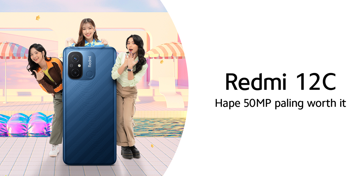 HP 1 Jutaan dengan Kamera 50 MP, Redmi 12C dari Xiaomi Resmi Diluncurkan