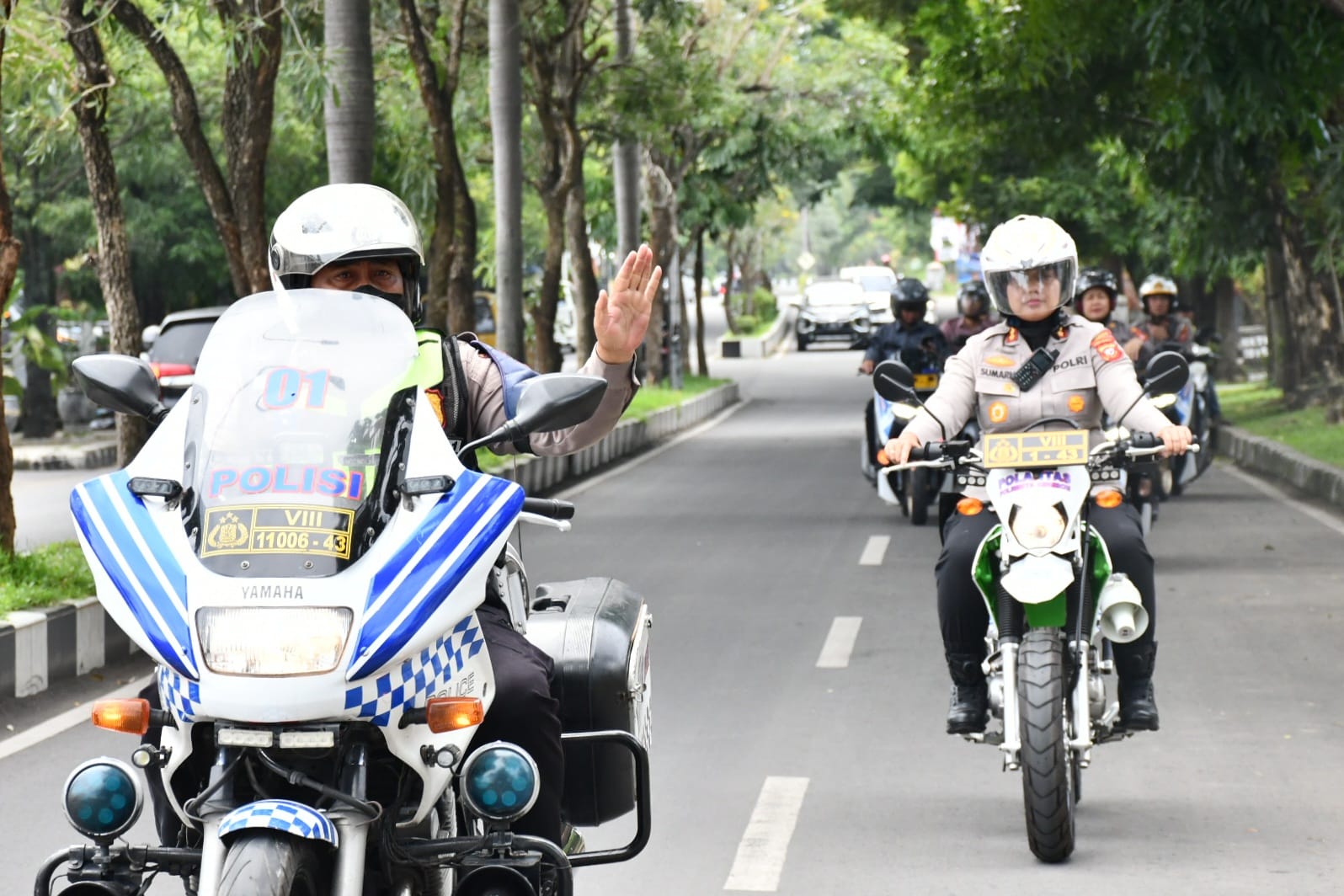 Jaga Situasi Kamtibmas, Polresta Cirebon Gelar Patroli Sepeda Motor