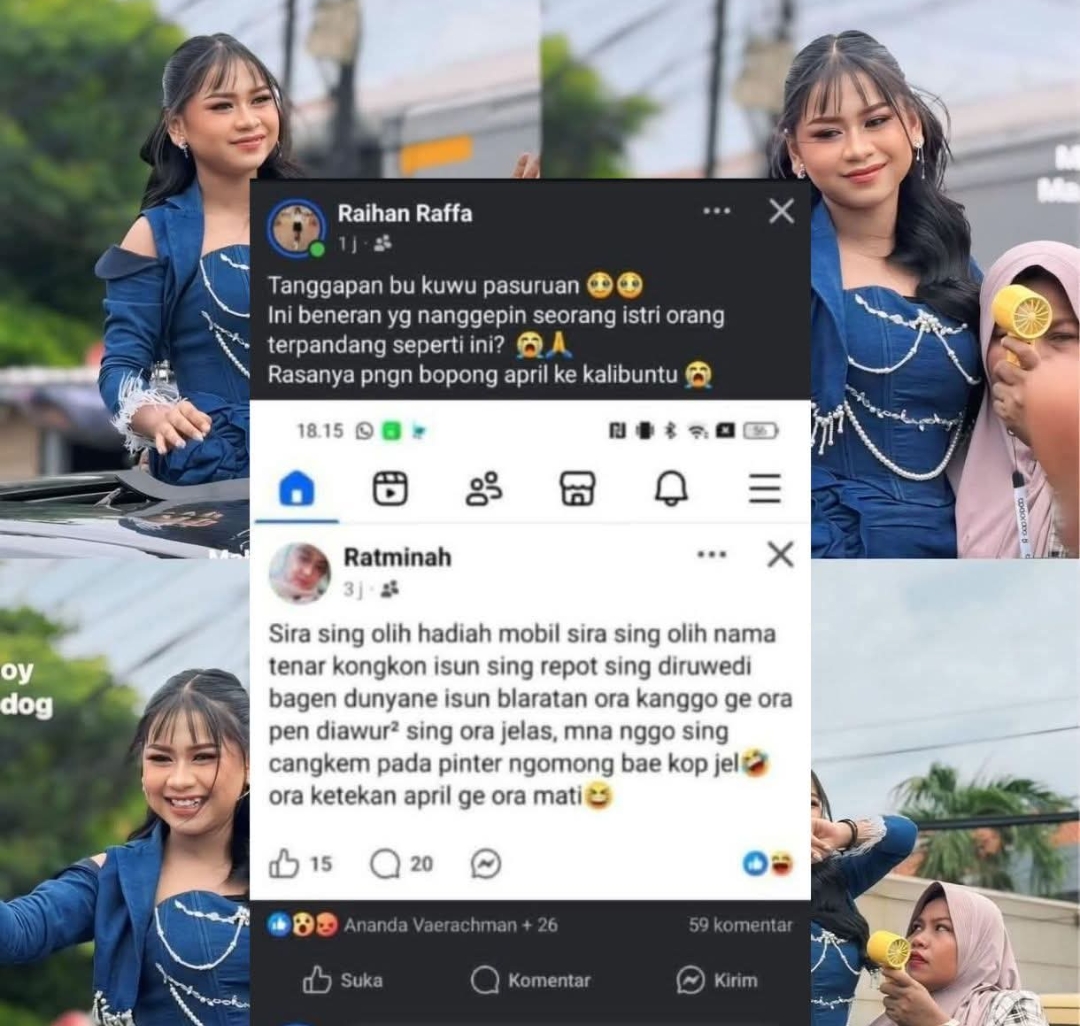 Heboh Facebook, Komentar Pedas Diduga Istri Kuwu Pasuruan Sentil Dede April