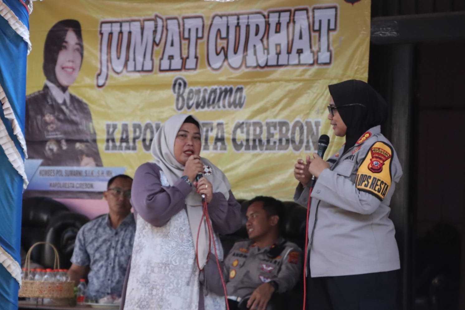 Polresta Cirebon Gelar Jumat Curhat di Desa Kalirahayu dan Desa Trusmi