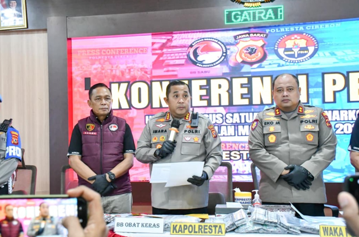 33 Kasus Narkoba dan Obat Keras di Cirebon Terungkap, 34 Tersangka Ditangkap Polisi