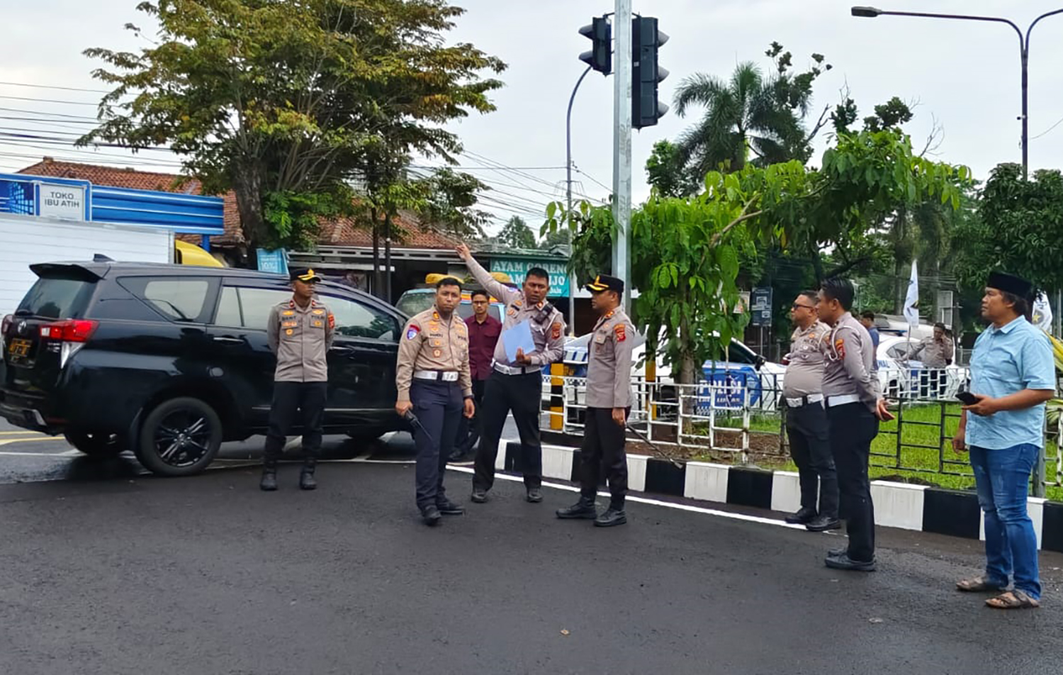 Kapolres Kuningan Cek Jalur Libur Nataru, Siapkan Langkah Teknis Hadapi Lonjakan Kendaraan