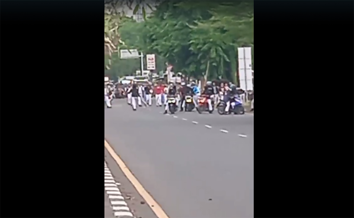 Tawuran Pelajar di By Pass Kota Cirebon, 2 Pelajar Diamankan Polisi