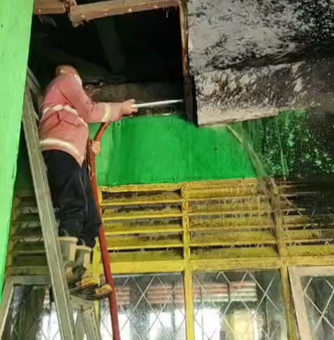 Jelang Lebaran, Laboratorium Komputer SMPN 1 Gempol Terbakar, Diduga Akibat Korsleting