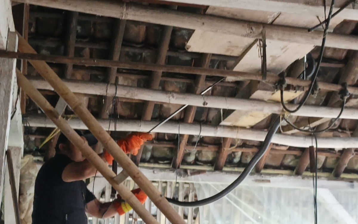 TEGANG! King Kobra Besar Melawan saat Dievakuasi Damkar di Kuningan