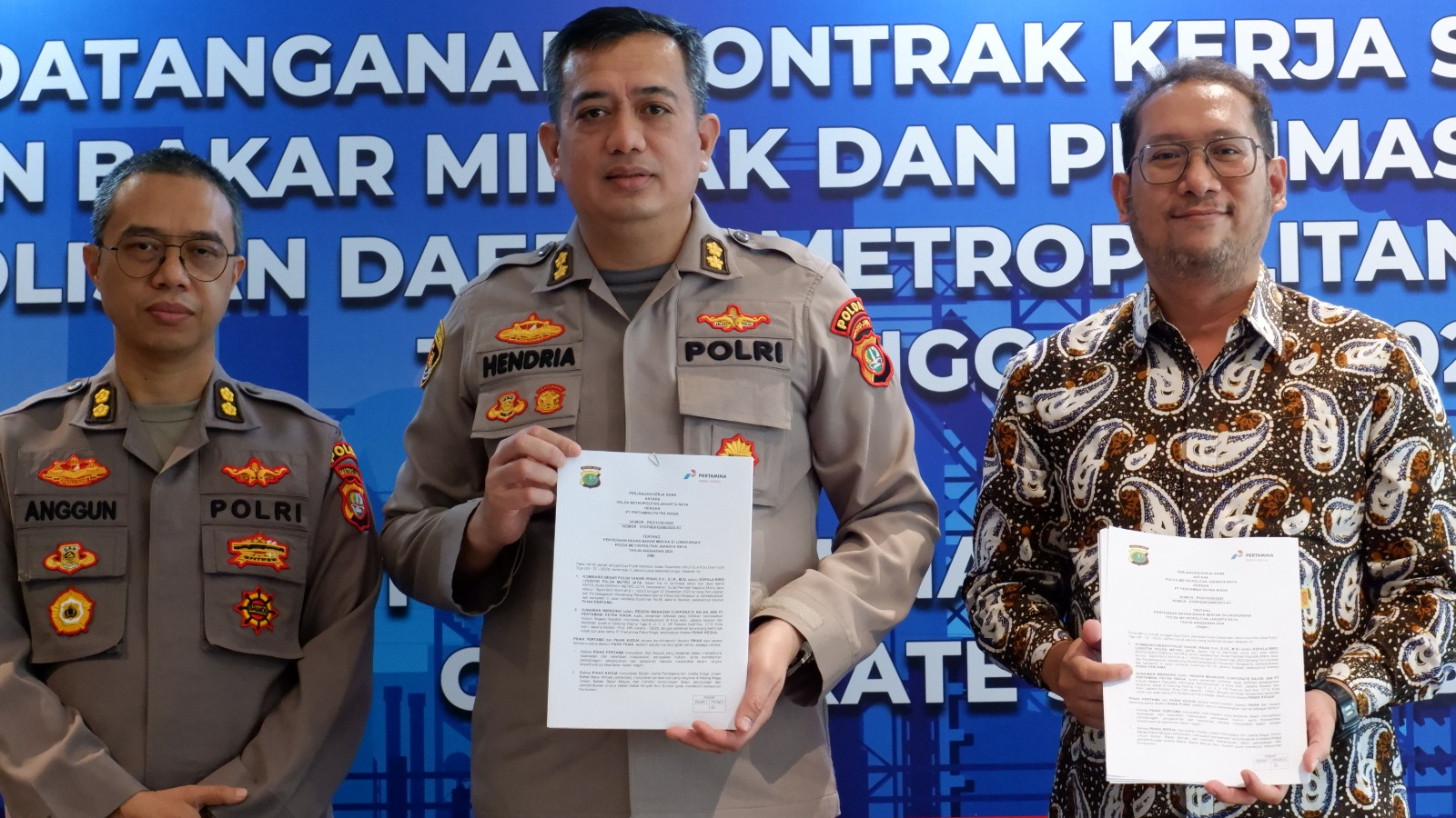 Dukung Operasional Polda Metro Jaya, Pertamina Pasok BBM dan Pelumas