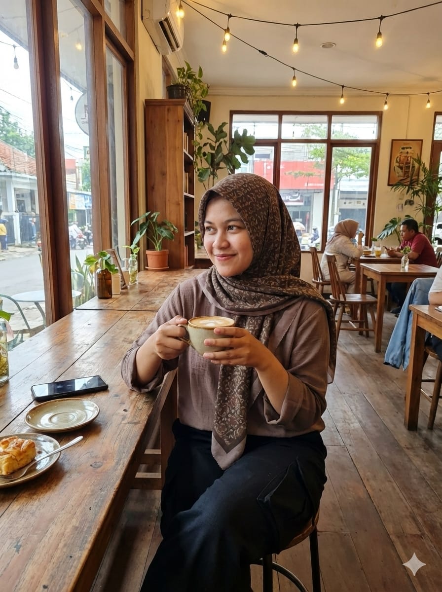 Keren dan Gampang! Bikin Foto Sendiri Ala Kafe Kekinian Pakai Prrompt Gemini AI