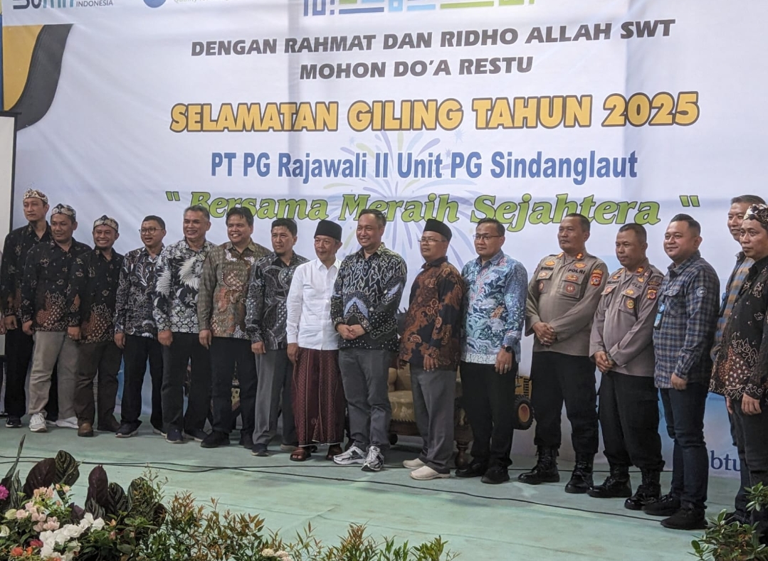 Selamatan Giling Tebu 2025, PG Sindanglaut Targetkan Produksi Gula 120 Ton Per Tahun
